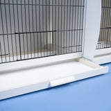 UPVC Plastic Double Canary Breeding Cage with Divider