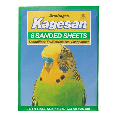 Kagesan Bird Cage Sandsheets - 33cm x 25cm