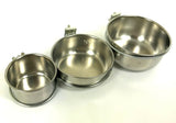 Stainless Steel Water & Feeding Bowl - 100ml